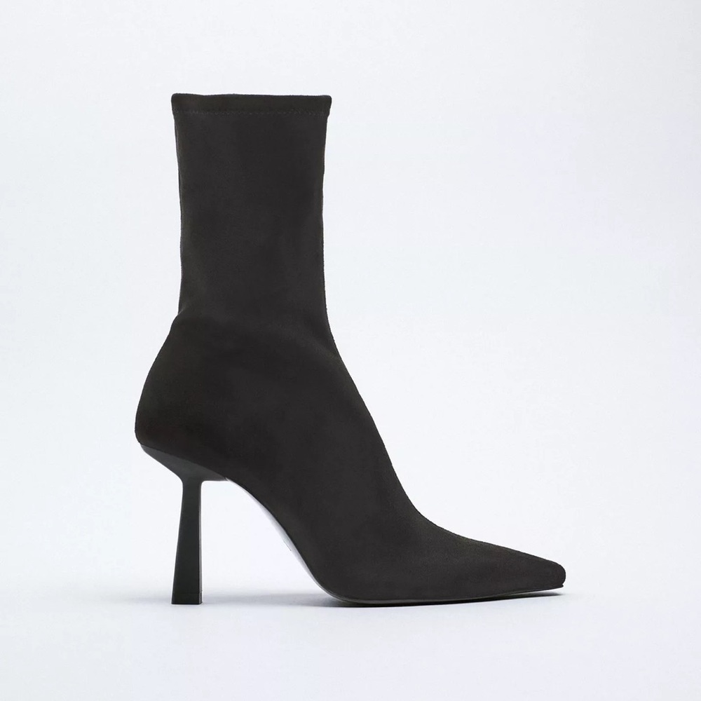 Zara stiletto booties size 7 1/2